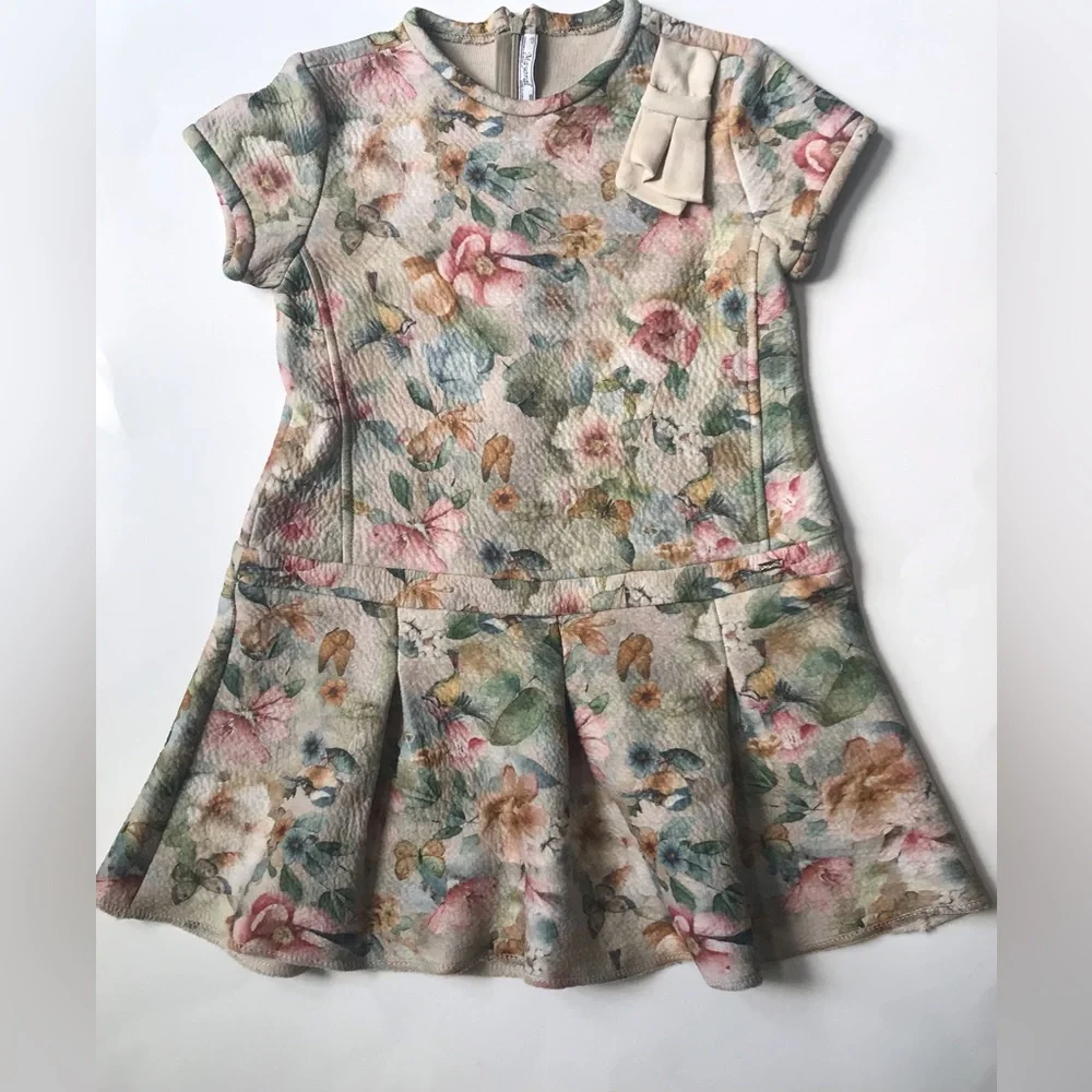 Mayoral floral dress, size 7.